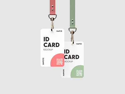 ID Card Mockup card free id identity mockup psd showcase