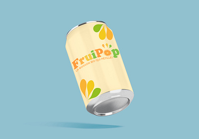 FruiPop can packaging branding cover design graphic design illustration logo typography