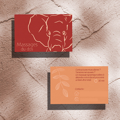 Massages business card branding business card cover design graphic design illustration typography