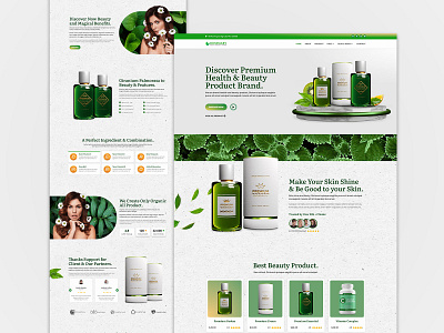 Rosemary - Health & Beauty Brand Elementor Template Kit beuty brand branding cosmetic design elementor graphic design medic natural organic product promotion skincare ui ux vitamin website wordpress