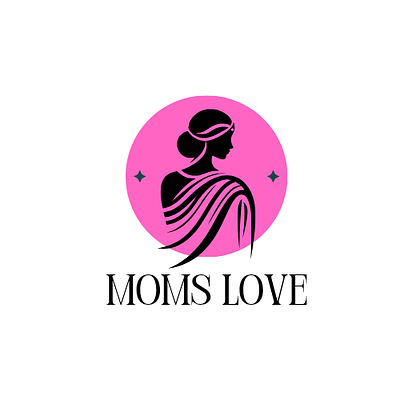 Moms Love branding graphic design logo