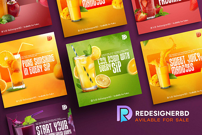 Juice Corner Instagram Post Design 2025 advertising branding design fb post graphic design instagram post marketing redesignerbd social media social media post socialmedia trading sovial media tranding аds