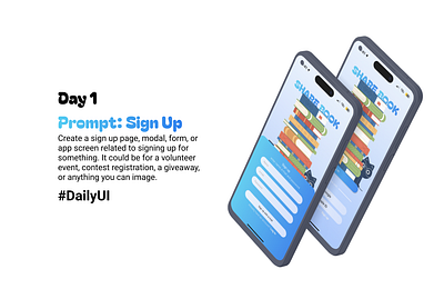 #DailyUI day 1: start and sign up app screen app dailyui design figma ui uiux