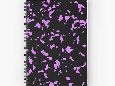 Heliotrope Purple Spiral Notebook camo camouflage gift gift ideas gift ideas for friends gift ideas for her gift ideas for him heliotrope ideas lined notebook purple seamless spiral vector violet