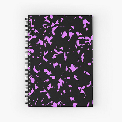 Heliotrope Purple Spiral Notebook camo camouflage gift gift ideas gift ideas for friends gift ideas for her gift ideas for him heliotrope ideas lined notebook purple seamless spiral vector violet