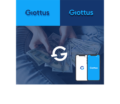 Giottus - A Crypto Currency Exchange Logo Design 3d branding crypto cryptocurrency currency design graphic design illustration illustrator logo logo design minimal motion graphics