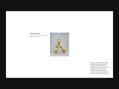 Exhibition art art direction canvas editorial exhibition grid layout minimal moma museum sculpture typography website white space