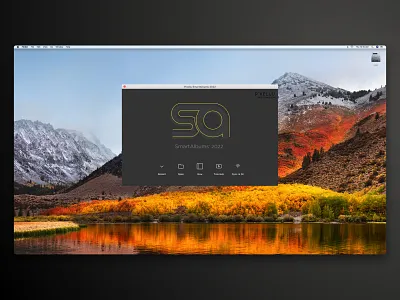 SmartAlbums Re-Design album branding dark design interface photography redesign smart albums