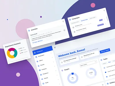 Sales campaign CRM chart dashboard dashboard app dashboard design data data display data redesign data visulization design graphic design sales web ui