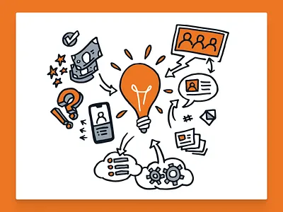 Invest In Your Ideas - Illustration branding design illustration vector