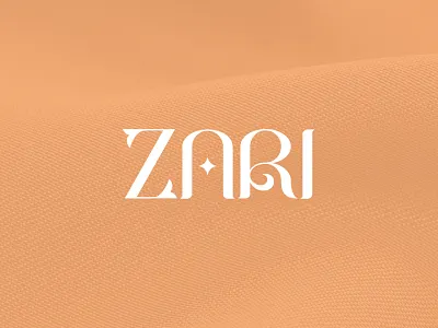 ZARI handkerchief shop | Logo beauty branding design gold logo graphic design illustration kazakh kazakh logo kazakh ornament logo logotype minimalistic ornament logo scarf shop logo ui ux vector z logo z logo ornament logo