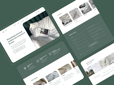 Customized bed linen | Concept Design bed bedding linen ui ux webdesigne