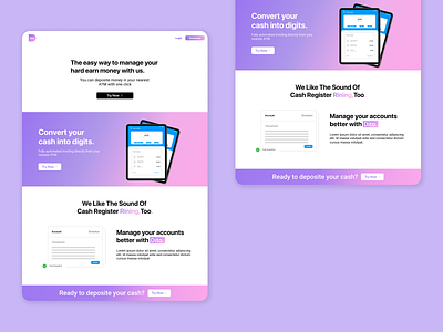 Dito, smart way to deposit money. branding logo ui