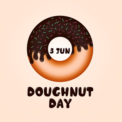National Doughnut Day Template bakery food baking delicious donut doughnut doughnut vector flat food foodstuffs glaze snack banner snack food template vector yummy