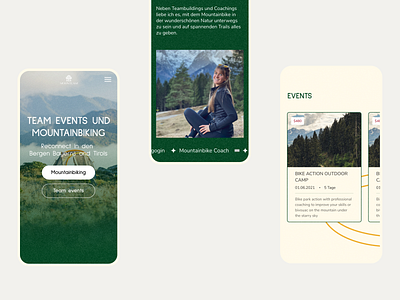 Mounteam - Website awwwards branding calm green logo mobile mountain responsive ui ux web webdesign webflow website