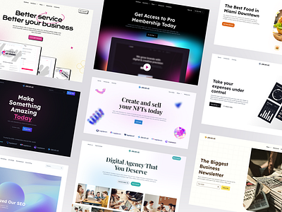 Zeus ⚡ UI - Figma Web Design UI kit cover hero hero screen landing page landing page kit main image main screen ui kit web ui kit zeus zeus ui