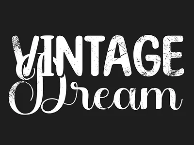 Logo Concept | Vintage Dream branding design graphic design illustration logo typography