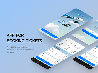 APP DESIGN FOR BOOKING TICKET air ticket app app design booking app design development flight booking flight ui minimal ui mobile app modern design ticket travel app travel ui ui ui design uiux user experience uxui