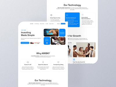 Modern UI design for an investment platform. dashboarddesign financialapp fintechui investingmadesimple investmentplatform minimaldesign modernui techdesign ui uiinspiration userexperience webdesign