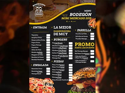 Restaurant Menu Design branding design flyer logo photoshop
