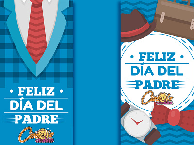 Gift Cards Design for Father's Day cookie design flyer illustration vector