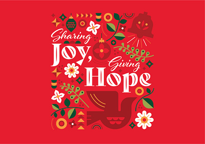 Holiday Illustration card christmas email festive greeting holiday hope illustration joy ornament peace