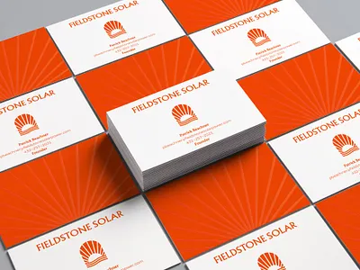 Business Cards branding business business card card earth identity land layout logo power solar solar power sun ray sunshine