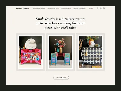 Furniture for keeps antique design ecommerce furniture interior old restoration ui ux web
