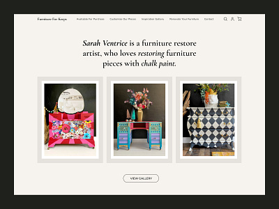Furniture for keeps antique design ecommerce furniture interior old restoration ui ux web