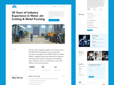 Brisbane Metal Form aluminium cutting design laser metal steel ui ux water jet web