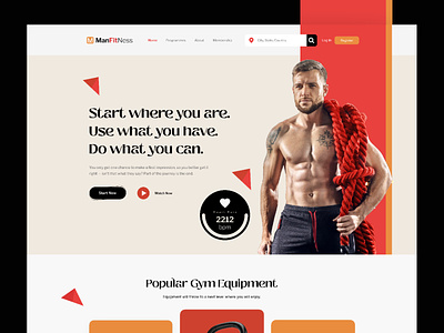 Fitness Web Header blockchain cardio crossfit exercise fitness gym header health healthy landing page minimal muscle nft nomandg orix personal trainer trendy web3 workout yoga