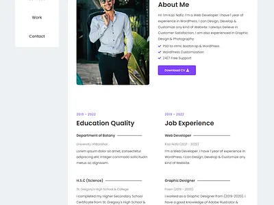 Kazi Nafiz | Portfolio Website branding css design html illustration javascript logo ui ux vector