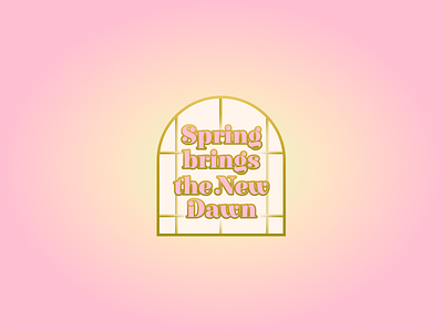 Spring Badge design illustration vector