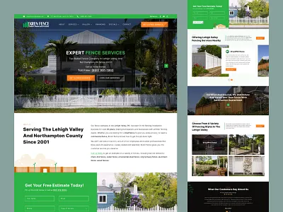 Ekren Fence aluminium fencing design fencing home fencing ui ux web