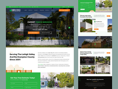 Ekren Fence aluminium fencing design fencing home fencing ui ux web