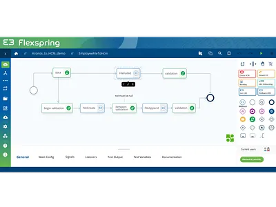 Integration Flow Design app branding connectors flow builder integration integration flow integration platform ipaas product design saas ui