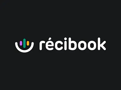 Recibook logo audio casual children french fun green happiness illustrations joy landing page line illustrations logo logomark microphone organic visuals web ui web ux website website design