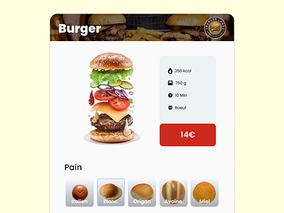 Food ordering Terminal branding design flat minimal