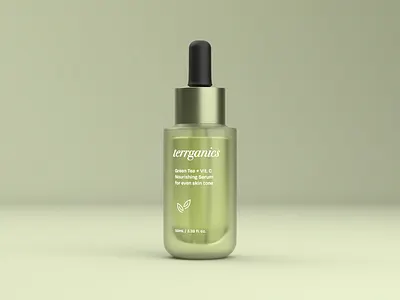 Terrganics Serum abstract branding clean design geometric illustration logo logomark minimal ui