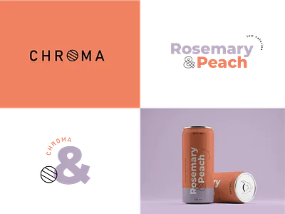 Chroma - Low calories beverage branding design beverage packaging branding can design graphicdesign labeldesign lavender packaging packaging design