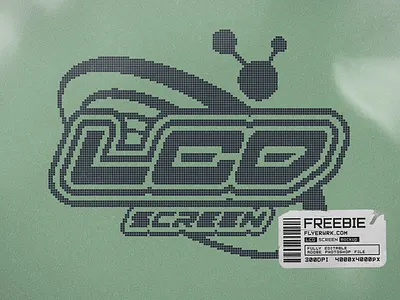 Free Retro LCD Screen Photoshop Mockup 90s arcade effect free lcd logo mockup phone photoshop retro screen template text vintage y2k