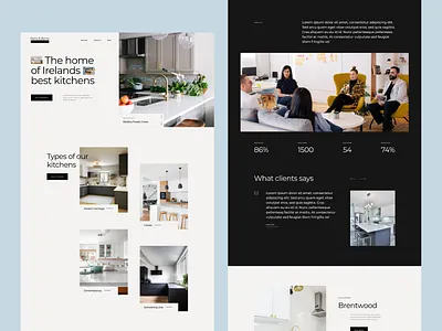 Website design | Elite kitchen producer b2b business design kitchen landing page ui ux web design webdesign website
