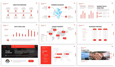 Annual Report - Professional Powerpoint Template annual report branding cooperation creative design designposter executive graphic design iceberg illustration investor keynote manager motion graphics pitchdeck powerpoint powerpoint template professional powerpoint ui vector