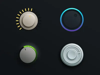 UI. Elements. Knobs knobs ui