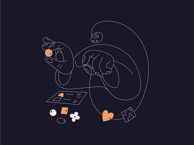 Follow the instructions ai branding decision design flat flat illustration follow graphic design human illustration instructions logo manual psychology