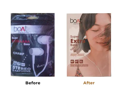 Earphone Package graphic design package design photoshop product design