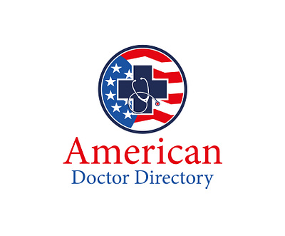 American Doctor Diredtory branding graphic design illustration logo design minimalist logo vector