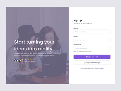 Sign up UI app branding design form ui login ui minimal signup minimal ui sign up signup ui typography ui ux