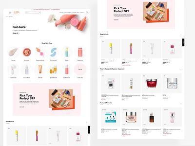 Ulta Product Category ui