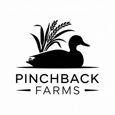 Modern Black & White Farm Logo Design branding graphic design logo